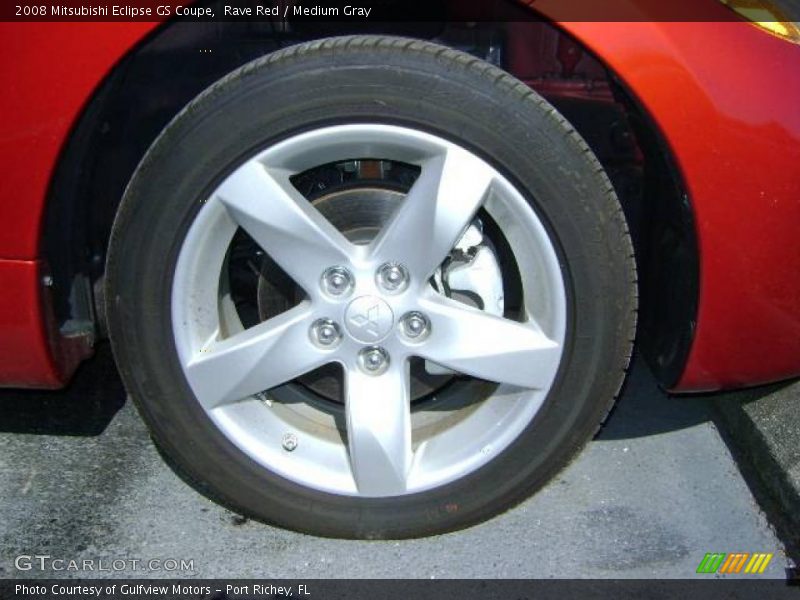 Rave Red / Medium Gray 2008 Mitsubishi Eclipse GS Coupe