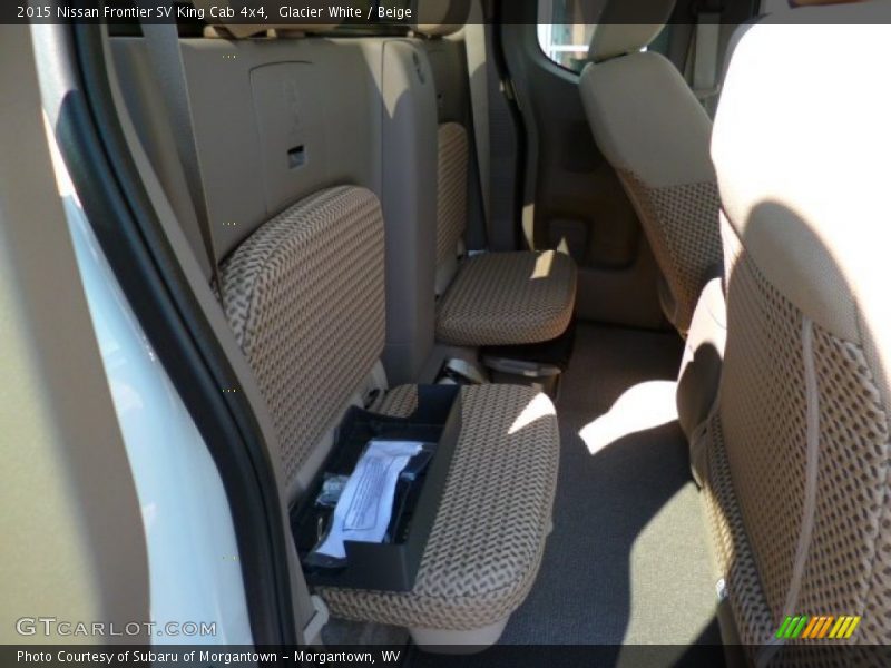 Glacier White / Beige 2015 Nissan Frontier SV King Cab 4x4