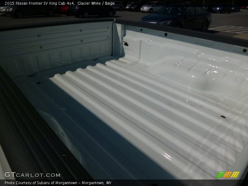 Glacier White / Beige 2015 Nissan Frontier SV King Cab 4x4