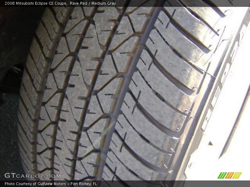 Rave Red / Medium Gray 2008 Mitsubishi Eclipse GS Coupe