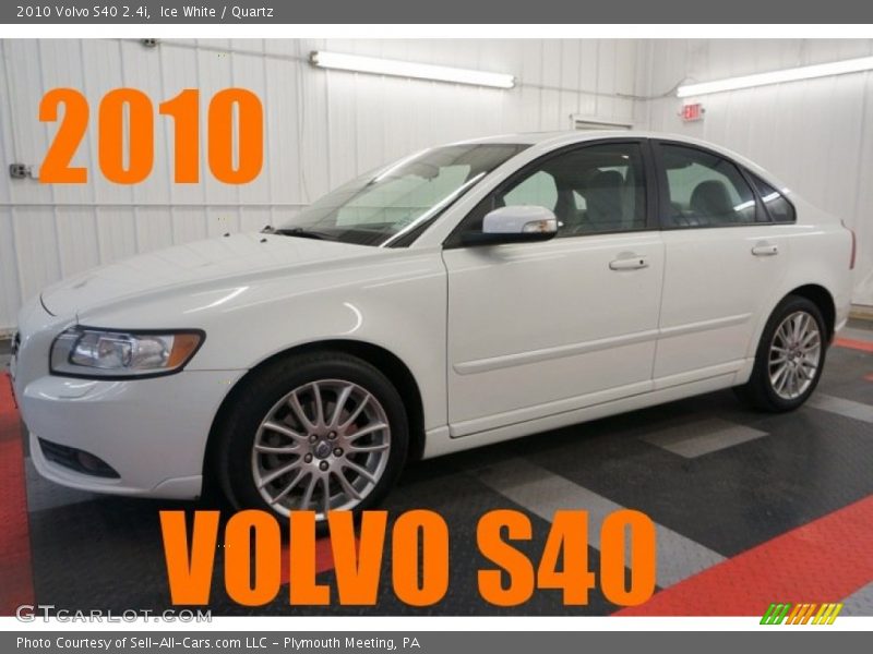 Ice White / Quartz 2010 Volvo S40 2.4i