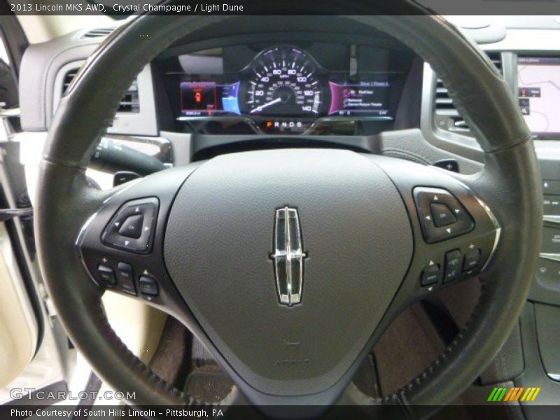 Crystal Champagne / Light Dune 2013 Lincoln MKS AWD