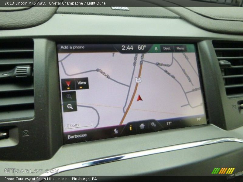 Crystal Champagne / Light Dune 2013 Lincoln MKS AWD