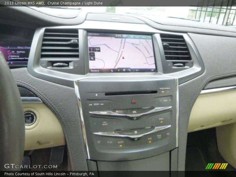 Crystal Champagne / Light Dune 2013 Lincoln MKS AWD