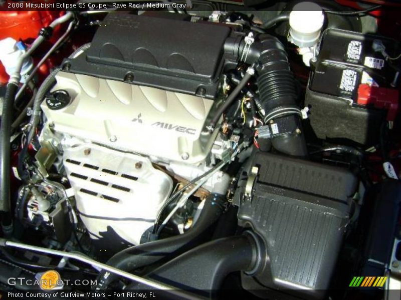 Rave Red / Medium Gray 2008 Mitsubishi Eclipse GS Coupe