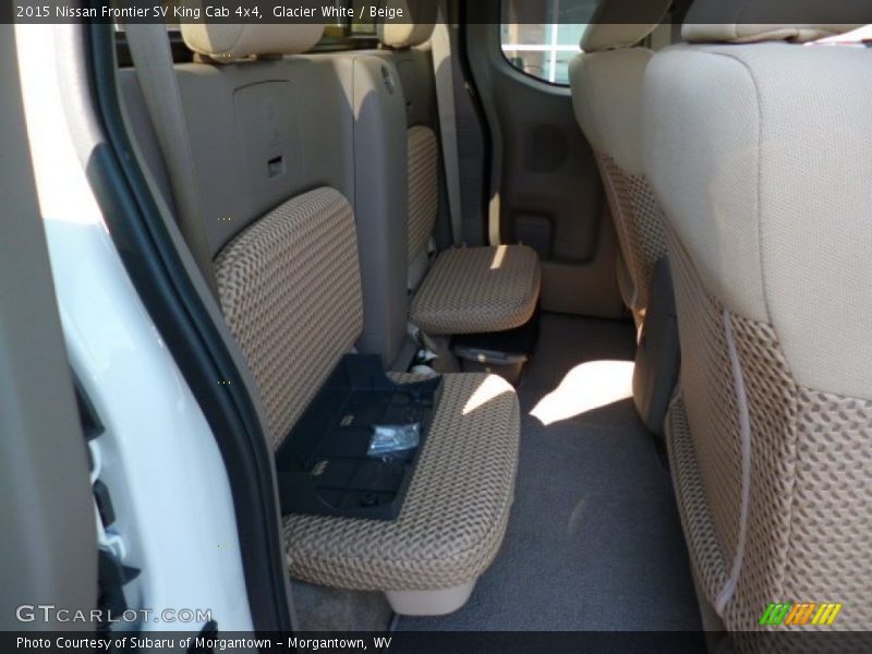 Rear Seat of 2015 Frontier SV King Cab 4x4