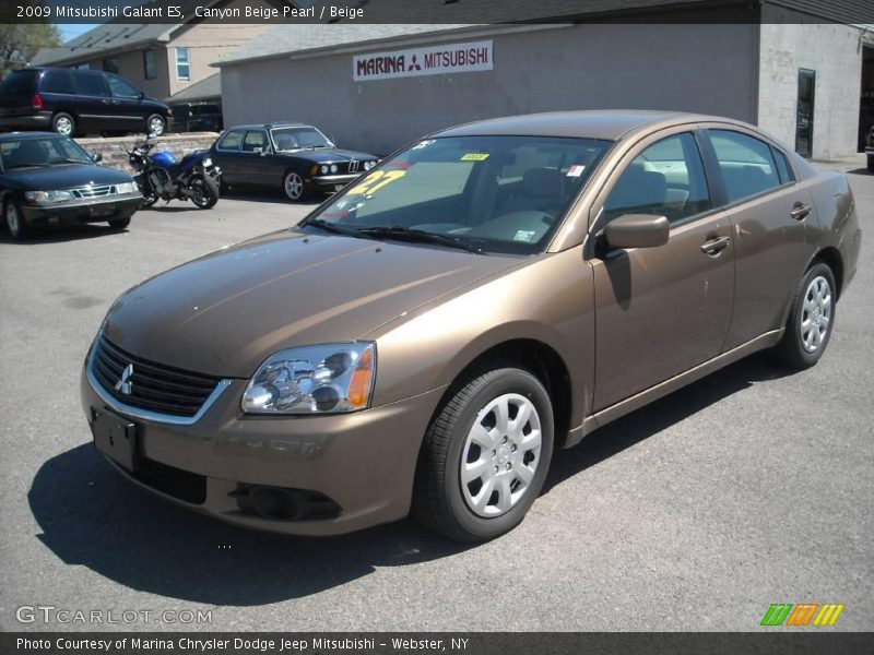 Canyon Beige Pearl / Beige 2009 Mitsubishi Galant ES