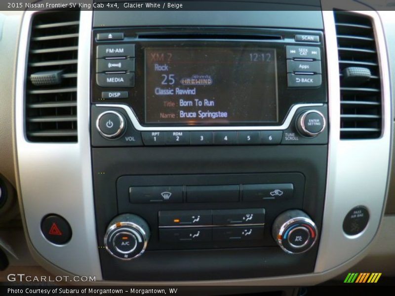 Controls of 2015 Frontier SV King Cab 4x4