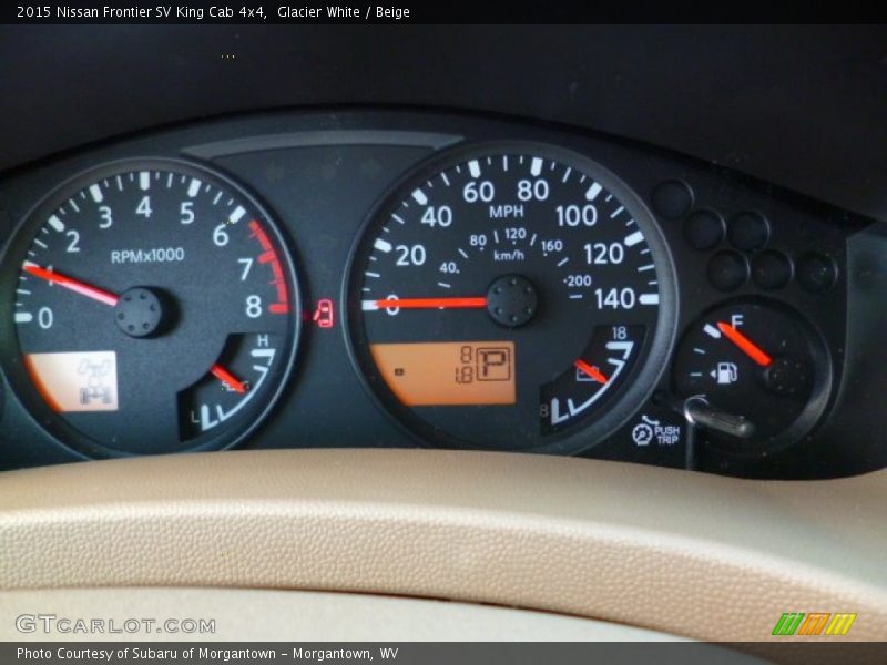 2015 Frontier SV King Cab 4x4 SV King Cab 4x4 Gauges