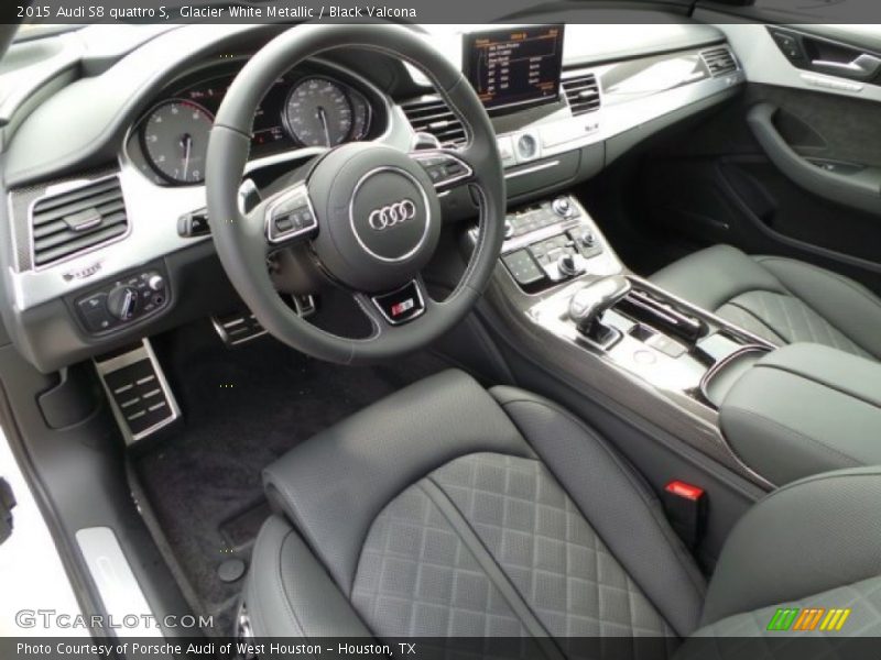 Black Valcona Interior - 2015 S8 quattro S 