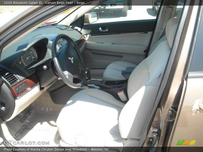 Canyon Beige Pearl / Beige 2009 Mitsubishi Galant ES