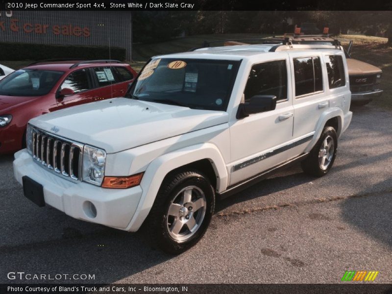 Stone White / Dark Slate Gray 2010 Jeep Commander Sport 4x4