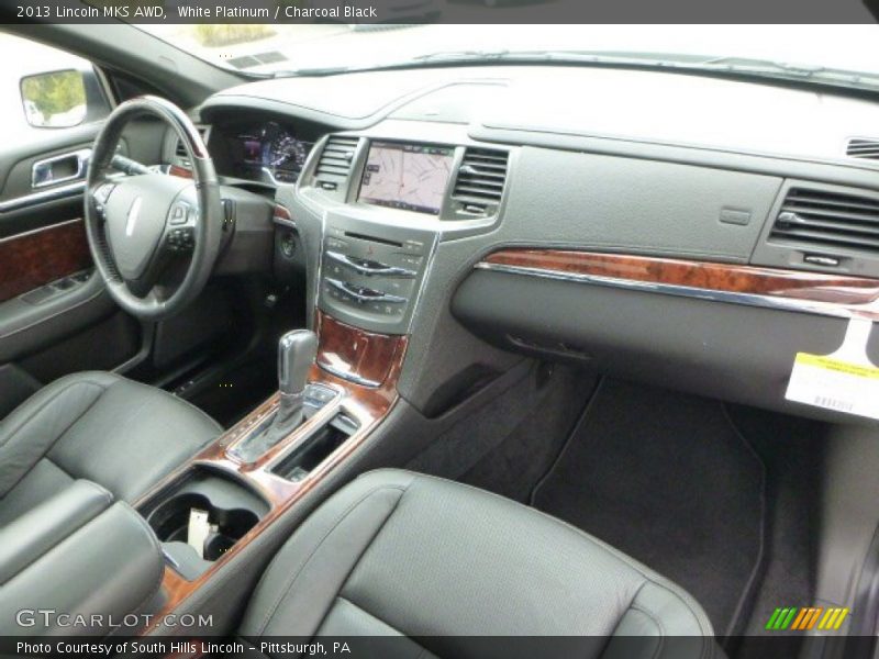White Platinum / Charcoal Black 2013 Lincoln MKS AWD