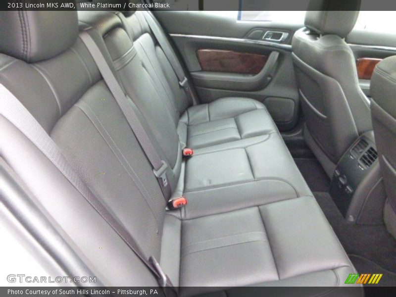 White Platinum / Charcoal Black 2013 Lincoln MKS AWD