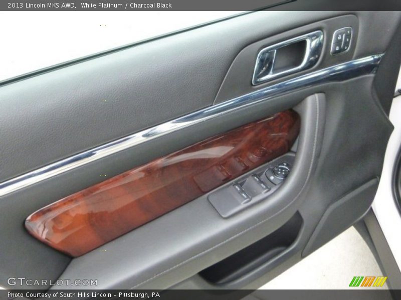 White Platinum / Charcoal Black 2013 Lincoln MKS AWD