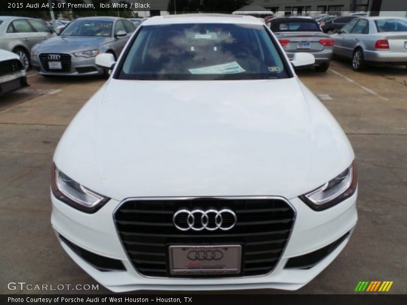 Ibis White / Black 2015 Audi A4 2.0T Premium