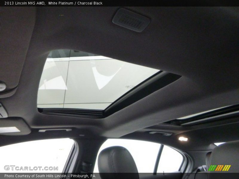 White Platinum / Charcoal Black 2013 Lincoln MKS AWD