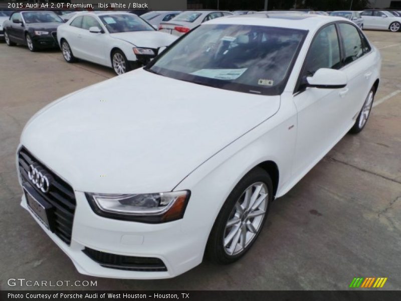 Ibis White / Black 2015 Audi A4 2.0T Premium