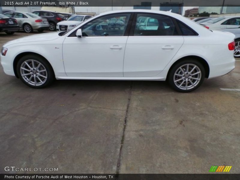 Ibis White / Black 2015 Audi A4 2.0T Premium