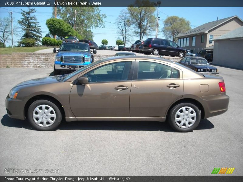 Canyon Beige Pearl / Beige 2009 Mitsubishi Galant ES