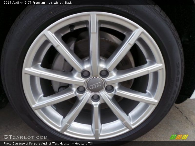 Ibis White / Black 2015 Audi A4 2.0T Premium
