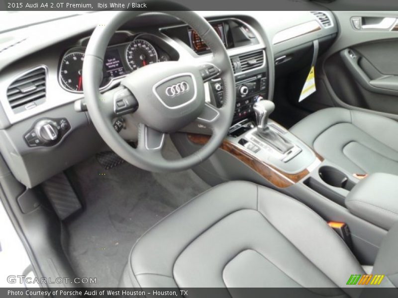 Ibis White / Black 2015 Audi A4 2.0T Premium