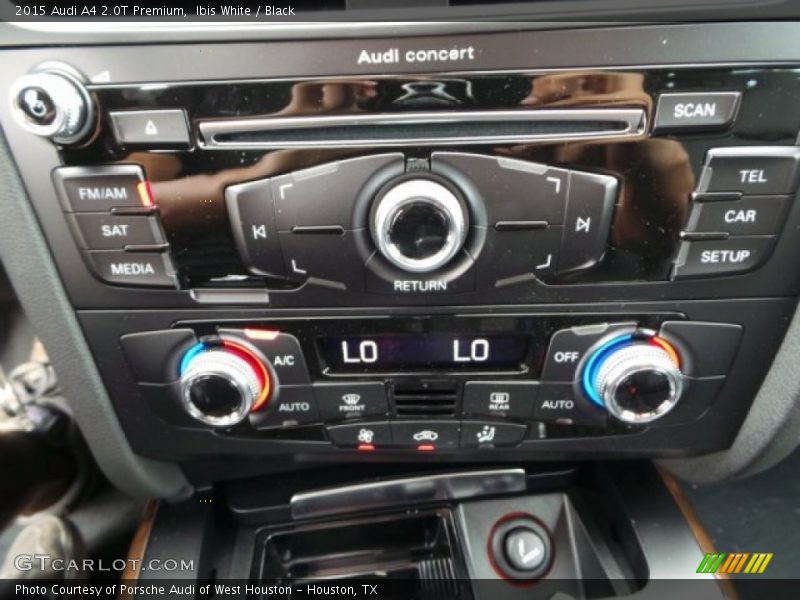 Ibis White / Black 2015 Audi A4 2.0T Premium