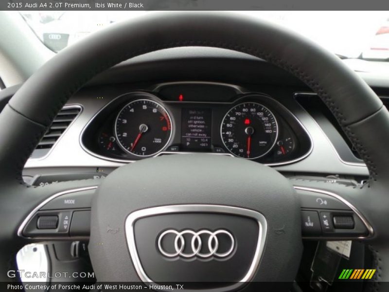 Ibis White / Black 2015 Audi A4 2.0T Premium
