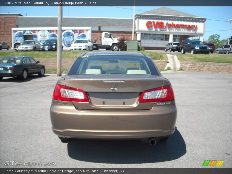 Canyon Beige Pearl / Beige 2009 Mitsubishi Galant ES