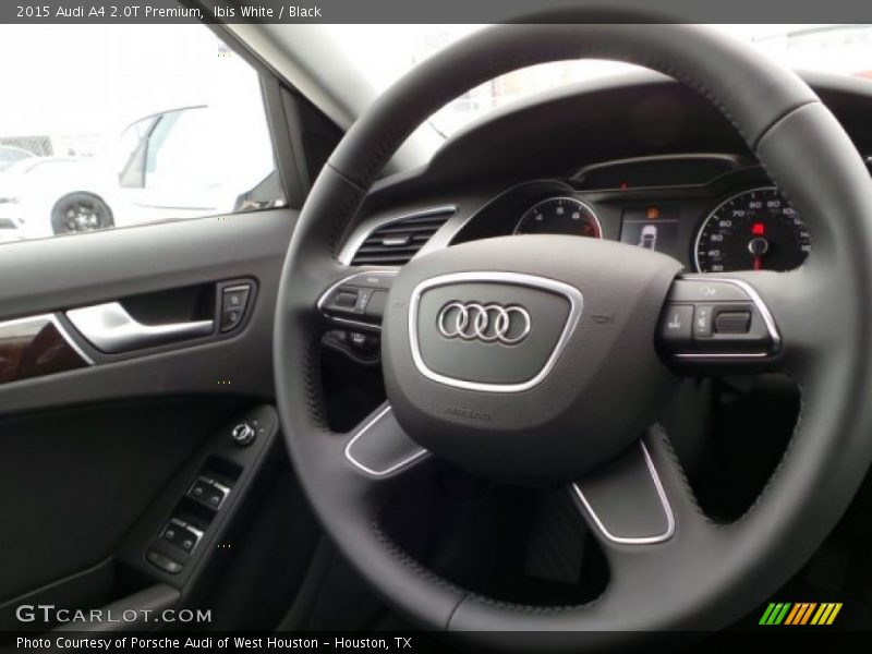 Ibis White / Black 2015 Audi A4 2.0T Premium