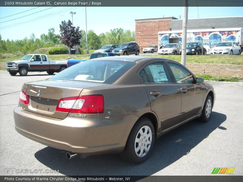 Canyon Beige Pearl / Beige 2009 Mitsubishi Galant ES