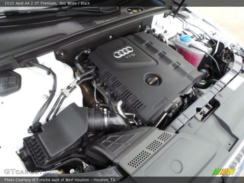 Ibis White / Black 2015 Audi A4 2.0T Premium