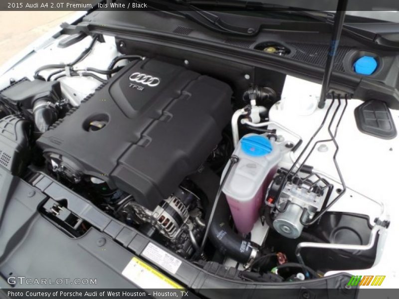 Ibis White / Black 2015 Audi A4 2.0T Premium