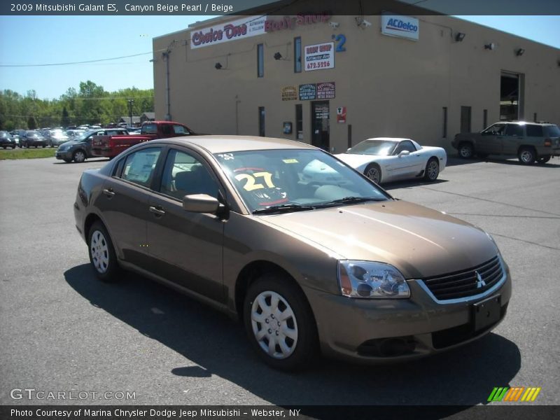 Canyon Beige Pearl / Beige 2009 Mitsubishi Galant ES