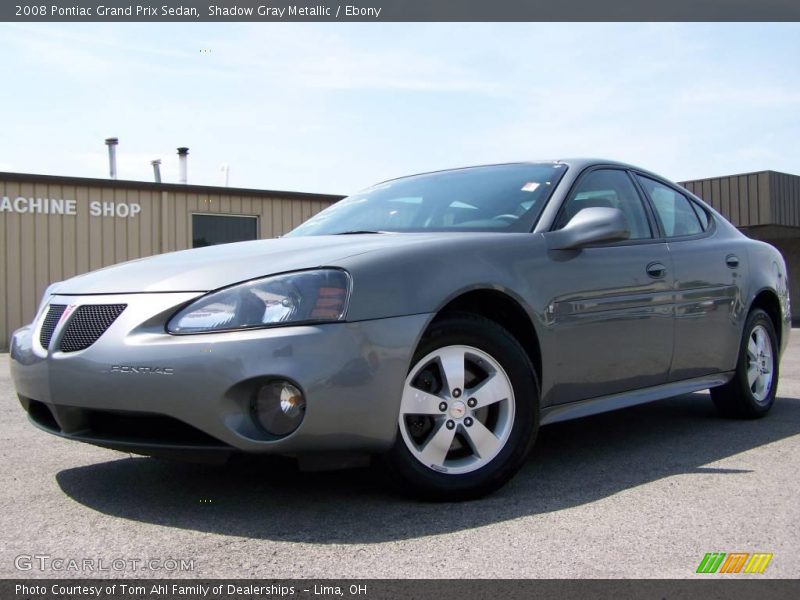 Shadow Gray Metallic / Ebony 2008 Pontiac Grand Prix Sedan