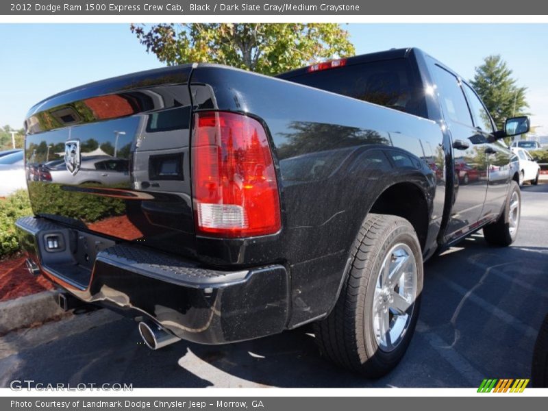 Black / Dark Slate Gray/Medium Graystone 2012 Dodge Ram 1500 Express Crew Cab