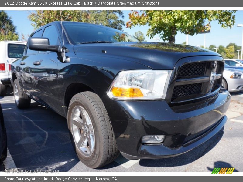 Black / Dark Slate Gray/Medium Graystone 2012 Dodge Ram 1500 Express Crew Cab