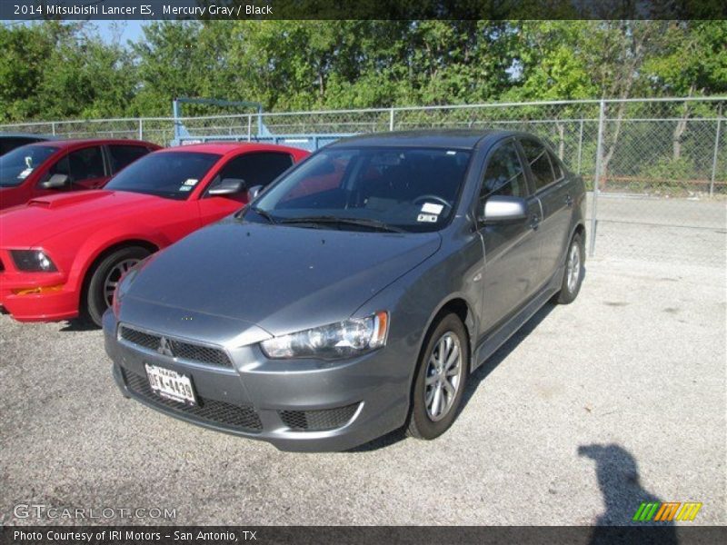Mercury Gray / Black 2014 Mitsubishi Lancer ES