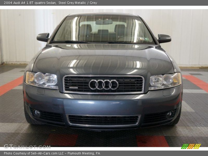 Steel Grey Metallic / Grey 2004 Audi A4 1.8T quattro Sedan