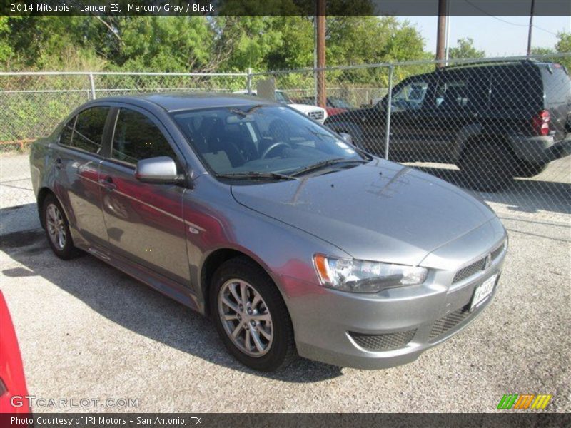 Mercury Gray / Black 2014 Mitsubishi Lancer ES