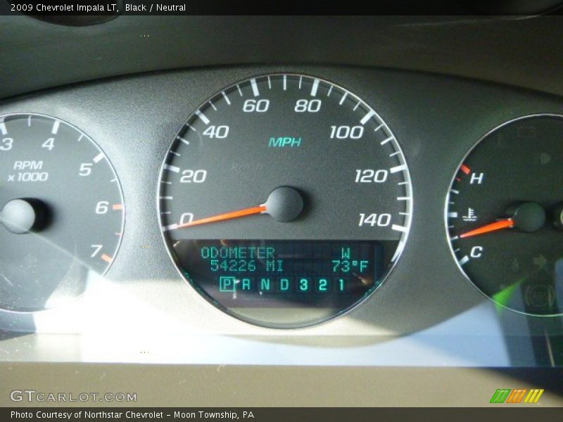 Black / Neutral 2009 Chevrolet Impala LT