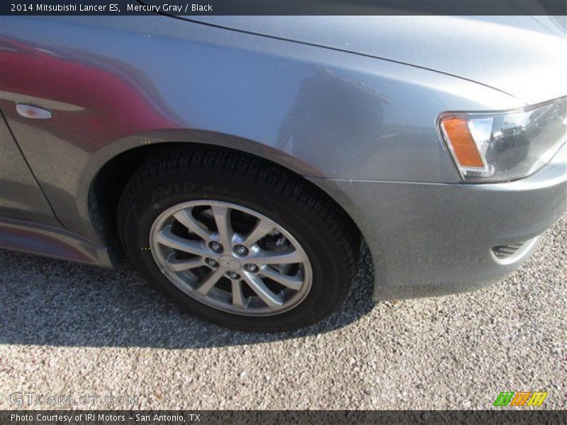 Mercury Gray / Black 2014 Mitsubishi Lancer ES