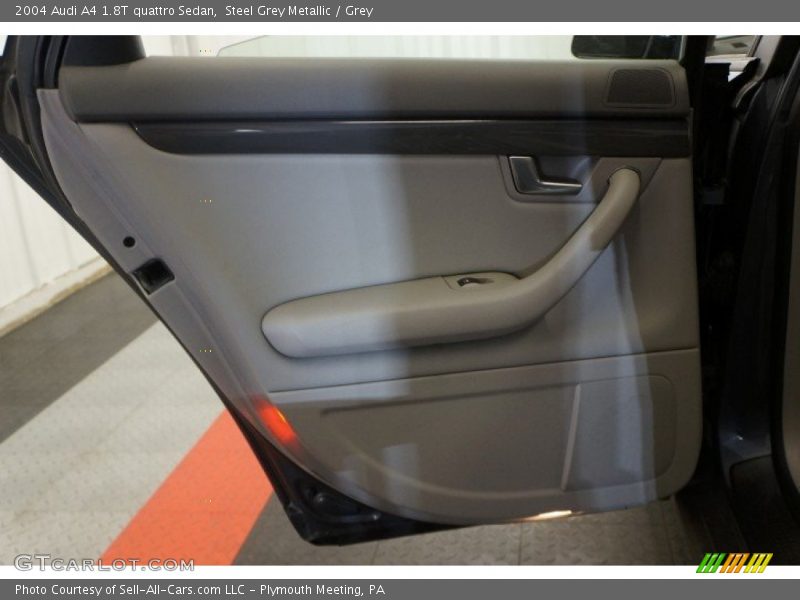 Steel Grey Metallic / Grey 2004 Audi A4 1.8T quattro Sedan