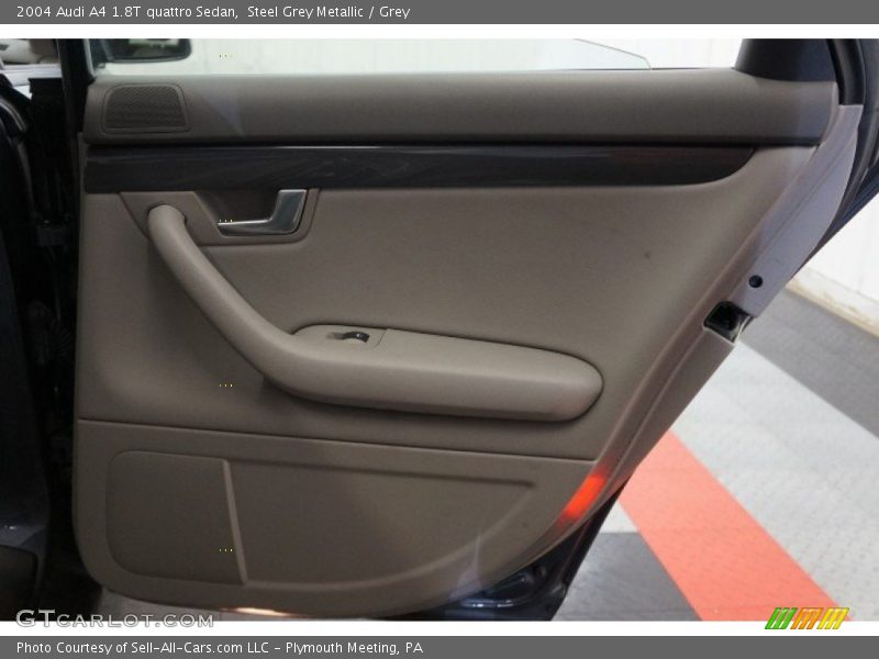 Steel Grey Metallic / Grey 2004 Audi A4 1.8T quattro Sedan
