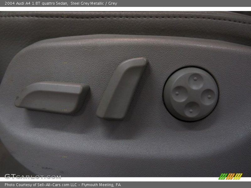 Steel Grey Metallic / Grey 2004 Audi A4 1.8T quattro Sedan
