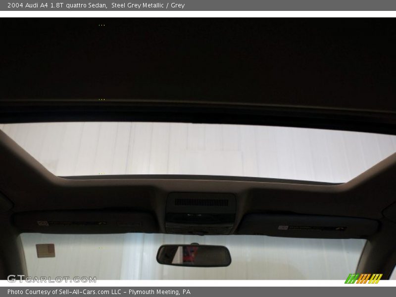 Steel Grey Metallic / Grey 2004 Audi A4 1.8T quattro Sedan