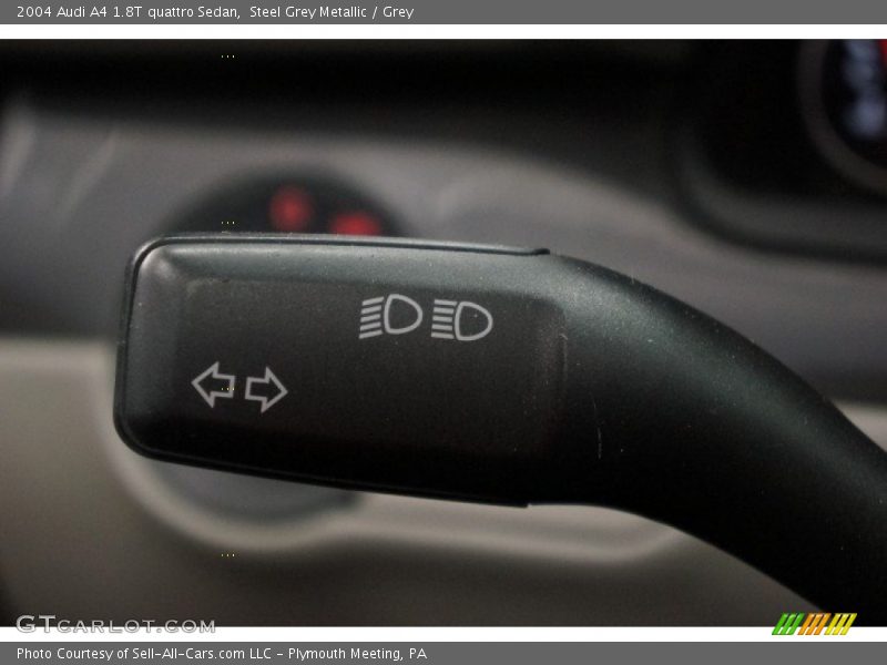 Steel Grey Metallic / Grey 2004 Audi A4 1.8T quattro Sedan
