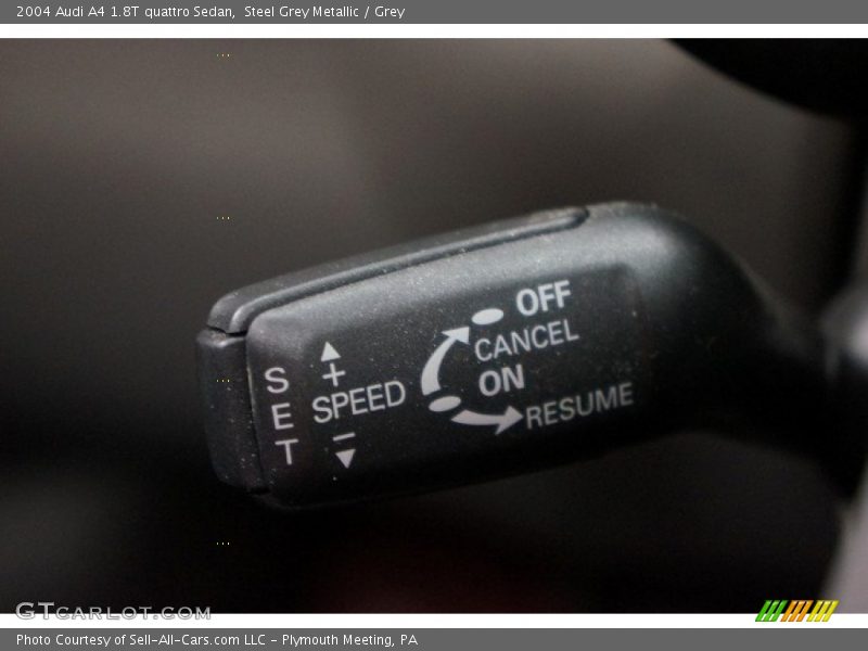 Steel Grey Metallic / Grey 2004 Audi A4 1.8T quattro Sedan