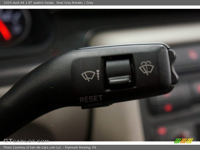 Steel Grey Metallic / Grey 2004 Audi A4 1.8T quattro Sedan