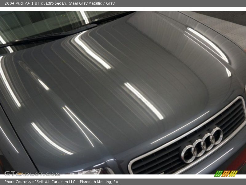 Steel Grey Metallic / Grey 2004 Audi A4 1.8T quattro Sedan